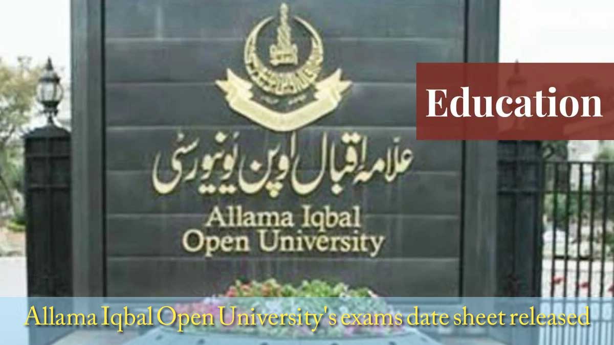 allama-iqbal-uni date sheet