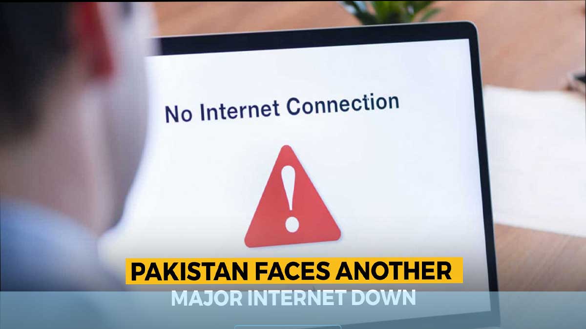 Internet problem in Pakistan